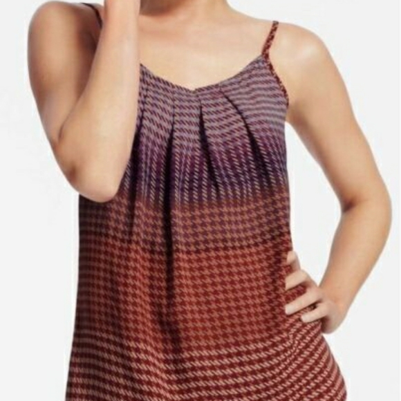 CAbi Tops - CAbi  Houndstooth Pleated Front Tank